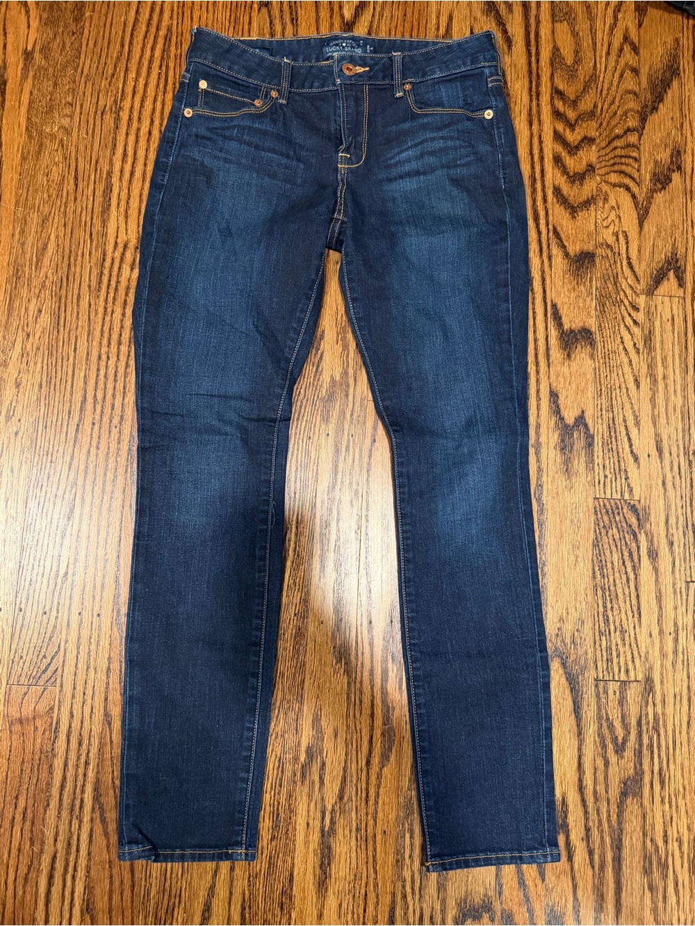 Lucky Brand Women's Dark Indigo Skinny Jeans
